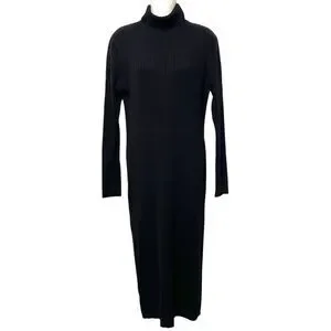Ann Taylor Dresses Ann Taylor Blackribbed Stretch Knit